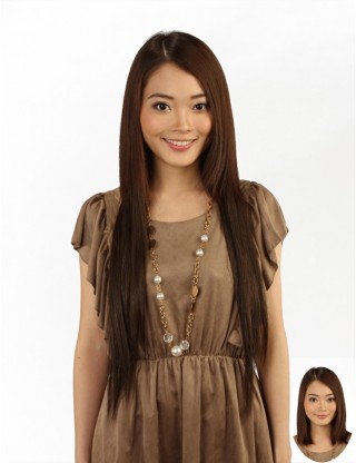 Wigs2you 接髪片 日本正品 耐熱 髪片 長 直 高溫絲 清純 溫柔 時尚接髪片 氣質OL型WS-5019-CB